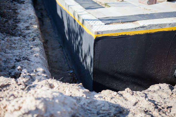 Residential Interior Drainage System installation at a Mukwonago, WI home by SJ Waterproofing Pros